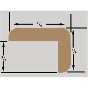 SeaTeak  L-Molding Small .88ft. x .88in.