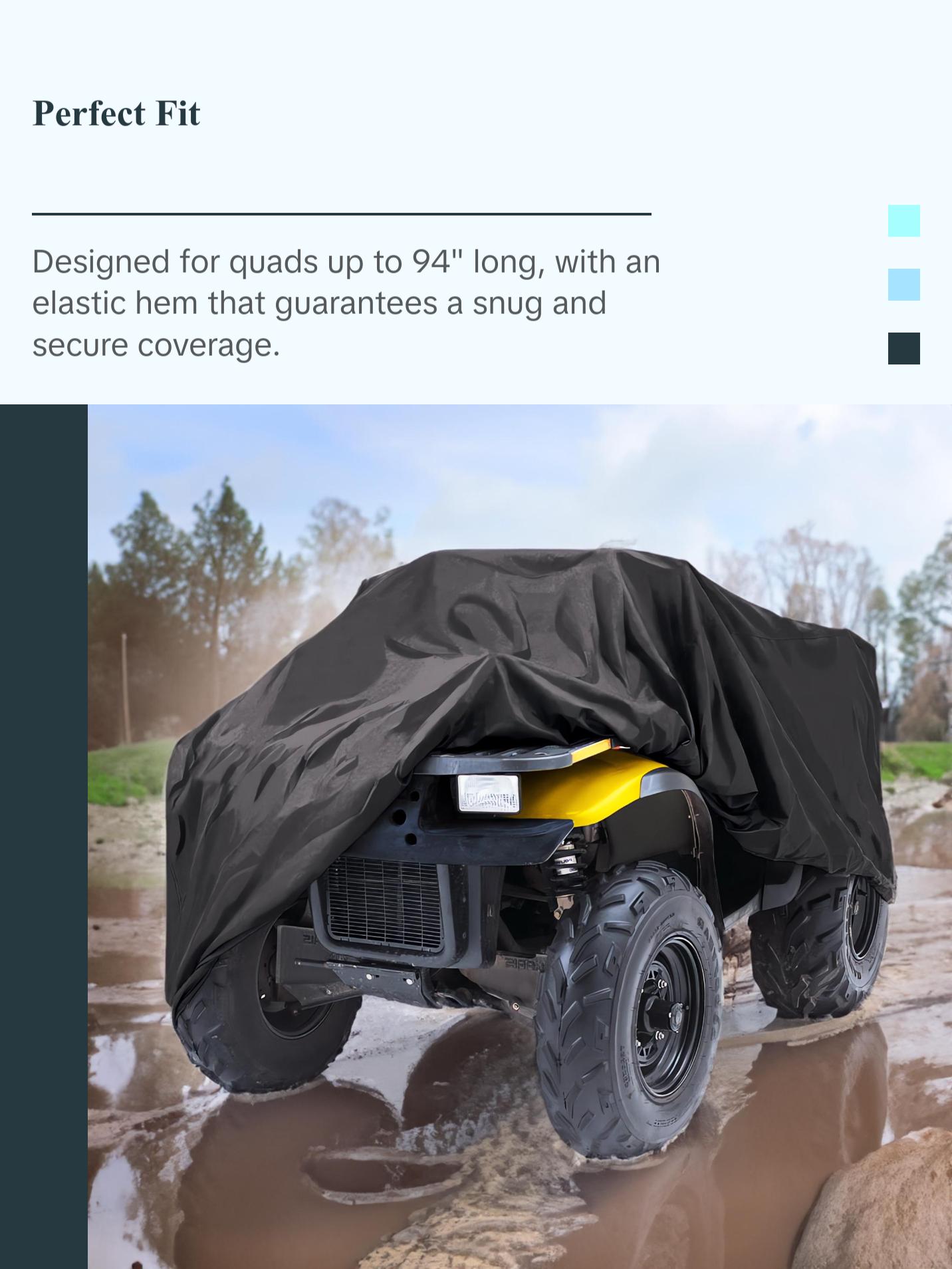 ATV Cover XXL 100"L x 47"/36"W x 48"H ATV Cover XXL 100"L x 47"/36"W x 48"H