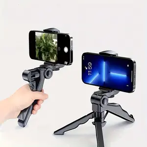 360° Rotating Mobile Phone Tripod Stand, Portable Phone Holder, Universal Phone Tripod, Suitable for Photography and Video Recording, Tripod Stabilizer