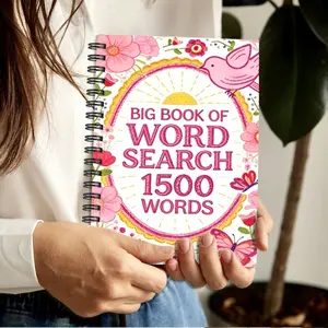 1 piece, 8.3*5.5 inches, word find book and word search book, Workbook, Interactive Notebook, cozy winter adult word search game, perfect gift for Christmas, Halloween, and Thanksgiving, ideal educational game for adults and seniors