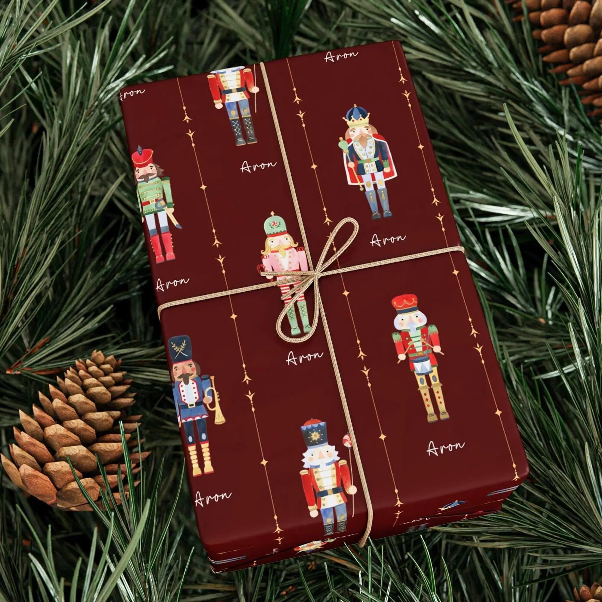 Nutcracker Wrapping Paper, Nutcracker Gift Wrap