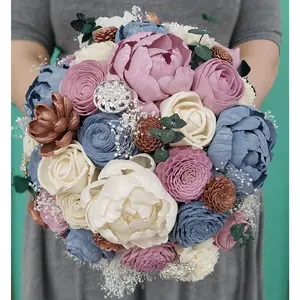 Lavender and Dusty Blue Bouquet