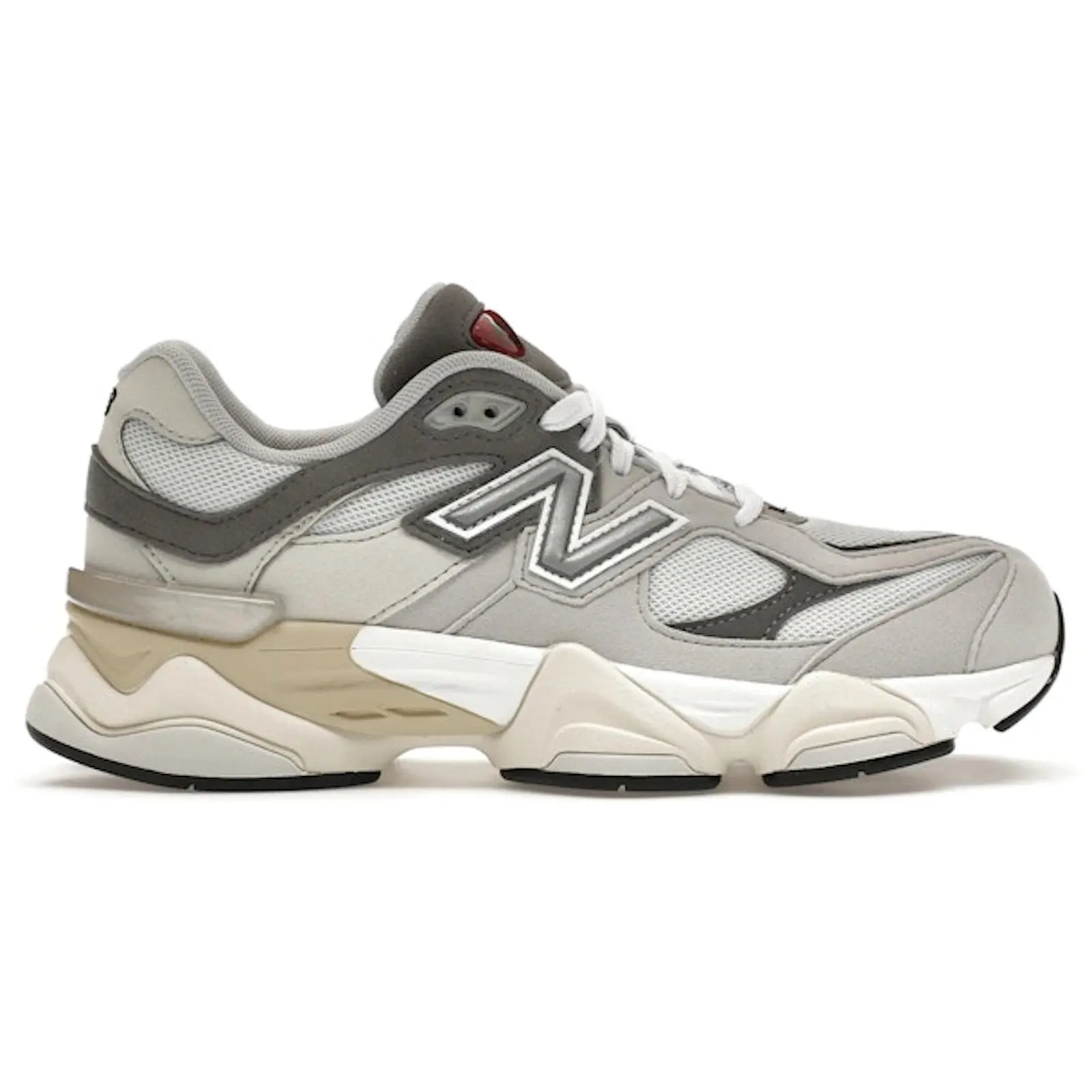 New Balance 9060 Rain Cloud (GS) Youth Sneakers Casual Running Shoes Cushioned Athletic Footwear Low Top Lace Up Retro Style Everyday Streetwear Grey