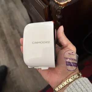 【New Year Big Sales】CINMOORE Outdoor/Indoor Magnetic wireless Camera 2.5K free install Smart Garage 2.4G wifi Security Camera – HD Video, Night Vision, Motion Detection, Magnetic, Wi-Fi, Two-Way Audio, Smartphone Control Lens