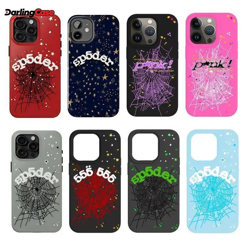 DarlingCase Punk Style Heavy-Duty Plastic Shockproof Smartphone Shell for iPhone 17 Pro Max,16/15/14/13/12/11 - Asian-Inspired, Wireless-Friendly, Resistance, Bendable, Durable Casing for Girls (TikTok Shop Back to School)