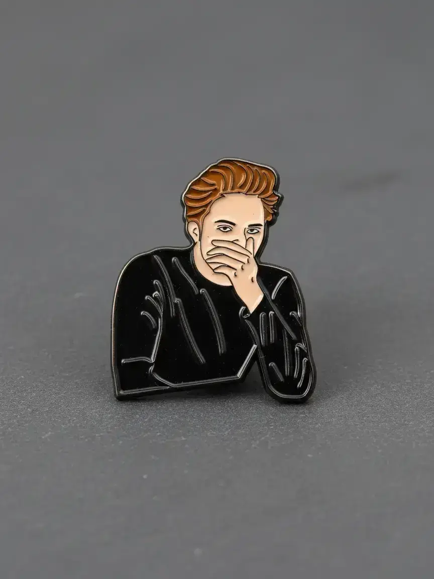 Vampire Movie Enamel Pin, Metal Pin, Punk Vintage Style Badge, Unisex Accessory for Backpacks and Clothing, Perfect Gift for Friends, Enamel Lapel Pins, Badge Decoration