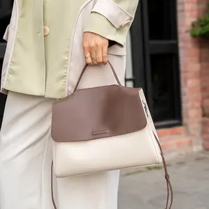 Estelle Smooth Genuine Leather Satchel Messenger Bag – Women’s Crossbody & Top Handle