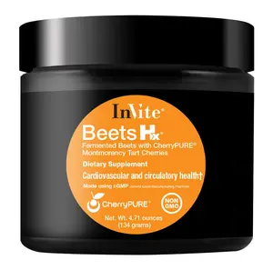 Invite Beets Hx Supplement Formula with Tart Cherry Extract and Beet Root Extract for Pre and Post Workout Recovery NonGMO