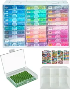 30PCS Diamond Painting Trays with Lids ＆ Diamond Painting Storage, Diamond Painting Accessories for Diamond Art Beads (1 Pack)