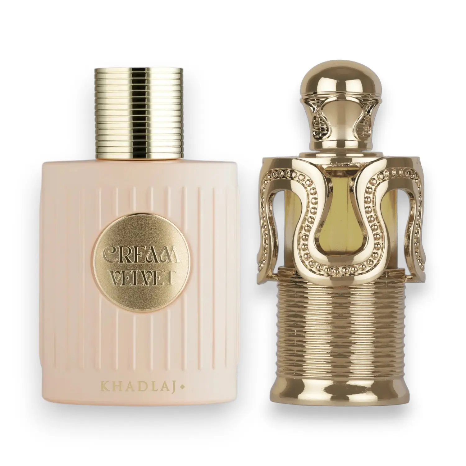 KHADLAJ Cream Velvet + Maitha Multi-Pack Alcohol-Based EDP Perfume Fragrance, Unisex Eau De Parfum, 100 ML, Caramel, Honey, Vanilla Notes