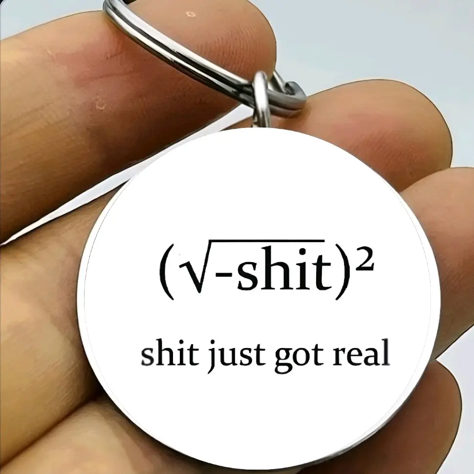 math school teacher student funny Keychain