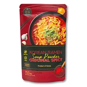 Authentic Korean Ramen Soup Seasoning, Hot and Spicy Flavor Powder, Premium Instant Ramyun Broth, Vegan Friendly, Product of Korea, 5.29oz Pack (5.29 OZ, HOT N' SPICY)