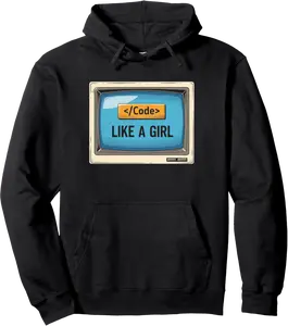 Funny Girl Coder Design Computer Programming Web Developers Pullover Hoodie - Mohamedab Shop 84B0FFZJLJ6X