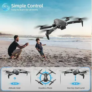 【US Stock | Fast Shipping】2026 New V13 RC Drone with 3 Batteries, 6K HD Dual Camera, WiFi FPV, Foldable Quadcopter for Beginners & Hobbyists