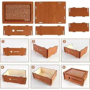 10,000 Savings Challenge Box – Wooden Cash Vault with Counting Goal – Kakeibo-Inspired Money Box & Coin Bank – Light Brown Wooden Bank for Kids, Teens & Adults – Ideal Gift for Boys, Girls & Friends