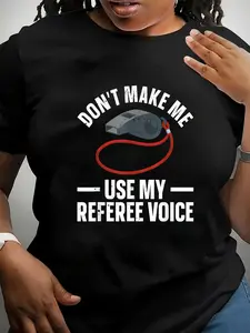 100% Cotton Funny Referee Art For Men Women Sports Ref Official Referee T-Shirt