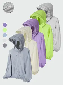Unisex Ultra-Thin Hooded Sun Protection Jacket | UV-Blocking Lightweight Outdoor Windbreaker，Men's Sun Protection Jacket