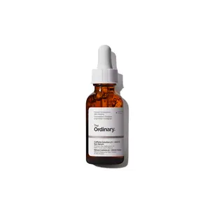 The Ordinary Caffeine Solution 5% + EGCG, Depuffing Eye Serum for Dark Circles and Tired Eyes, 1 Fl Oz