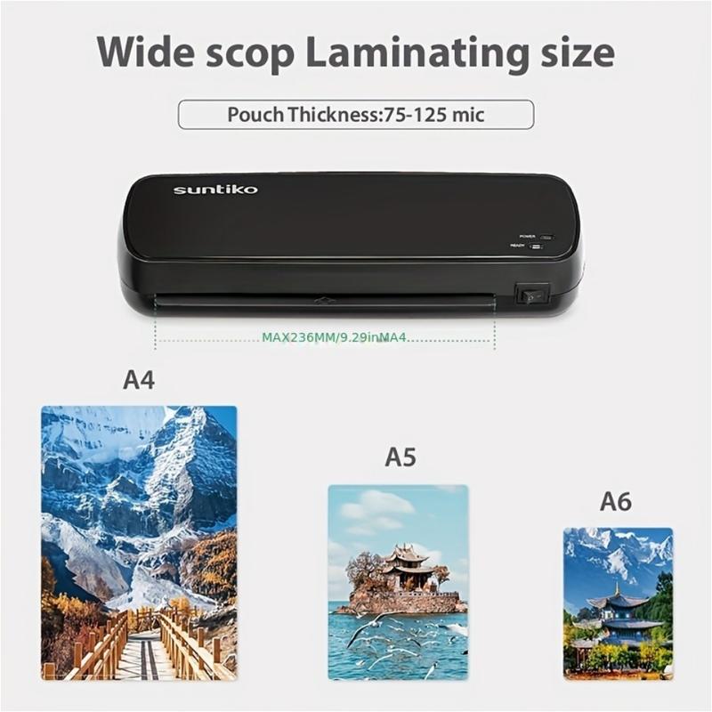 Laminator 4-en-1 compact pour bureau et maison