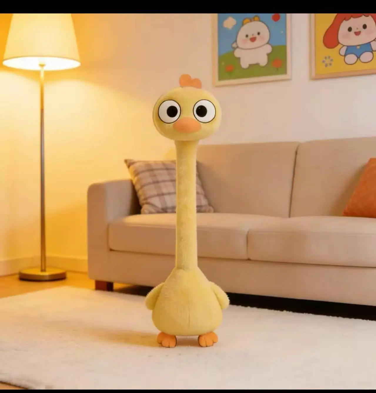 40Cm small yellow chicken