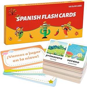 Mother's Day Spanish Flash Cards 100 English to Spanish Verb Conjugation Phrases Adjectives Colors Educational Bilingual Flashcards Learn Español for Kids Adult Beginners Toddlers Grade School Classroom Mother's Day Spanish Flash Cards 100 English to Spanish Verb Conjugation Phrases Adjectives Colors Educational Bilingual Flashcards Learn Español for Kids Adult Beginners Toddlers Grade School Classroom