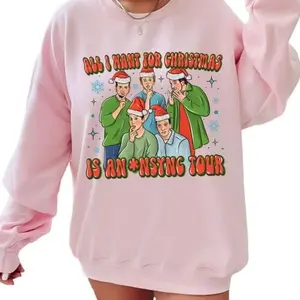 N'sync Christmas Sweatshirt Funny Tour Shirt For Boy Band Fans - Perfect Gift For The Holidays! Sweater Cotton Womenswear