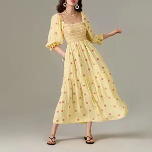 Women Summer Fall Spaghetti Strap Backless Satin Midi/maxi Dress Bohemian Split Flowy Dresses Cocktail/wedding Guest Dress,casual Daily,business Work Wear