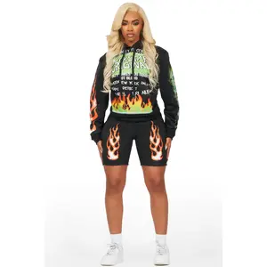 Bridgette Black Short Set
