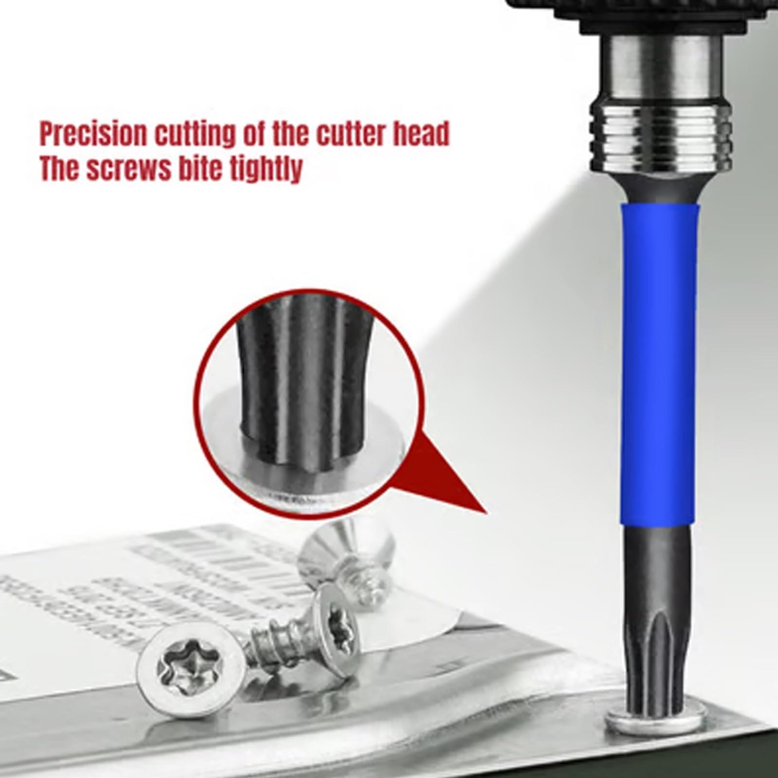 46-Piece Magnetic Impact Nut Driver & Bit Set - S2 Steel Hex Bits, 1/4” Hex Shank, Metric & SAE, 50mm Length for Drill & Impact Driver