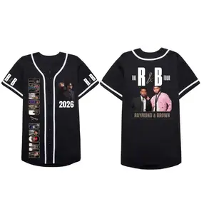 [Baseball Jersey] R&B Tour Baseball Jersey, Baseball Jersey Gift Fans, Custom Jersey
