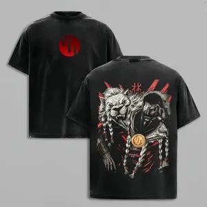Grand Regent Thragg Viltrumite Empire Washed T-Shirt, Invincible Comics Graphic Vintage Tee, Heavyweight Cotton Oversized Streetwear, Unisex Anime Merch Clothing, Retro TV Show Fan Gift, Double Printed Premium Fabric Top，funny graphic tee