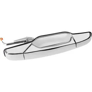 Exterior Chrome Door Handle Rear Right Passenger Side |   for 2007-2013 Chevy Silverado Suburban Tahoe Avalanche, GMC Sierra Yukon, Cadillac Escalade |   Replaces # 22738726 , 25960522 , 15915660 , 80547