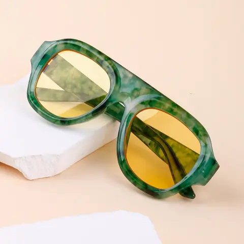 New Retro Fashion Gradient Glasses for Men & Women, Casual PC Frame, All-Season Outdoor Trendy Eyewear, Decorative Lens Fashion Glasses for Daily Wear, Trending Glasses
