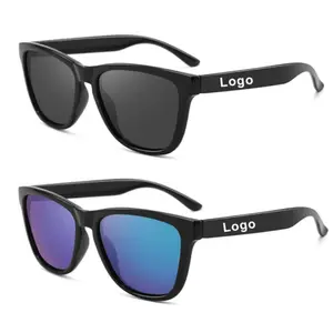 2026 New Style Coming Soon Logo Sunglasses with Black Frame and Blue Lenses for Men and Women