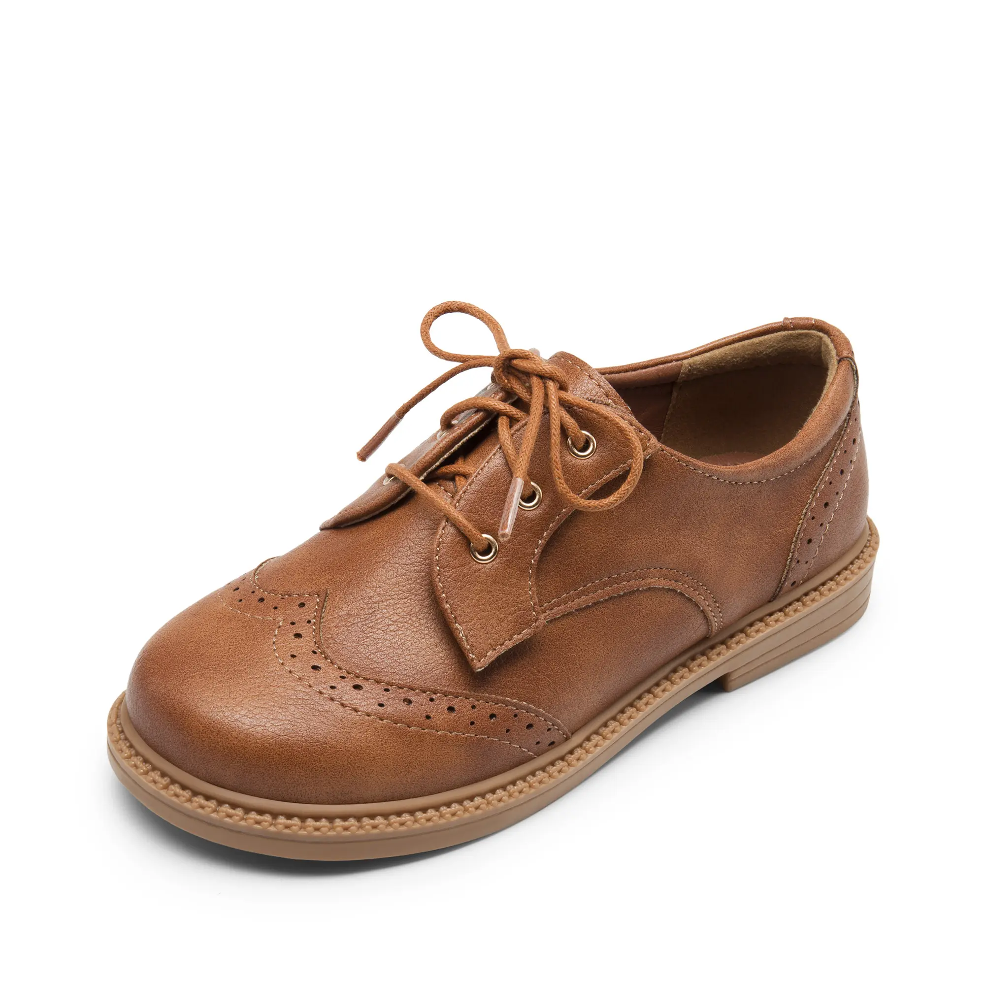 Dream Pairs Boys' Oxfords, Toddler Synthetic Formal Low Top Dress Shoes with Anti-Slip Sole and Hook and Loop Strap, Low Top Shoes