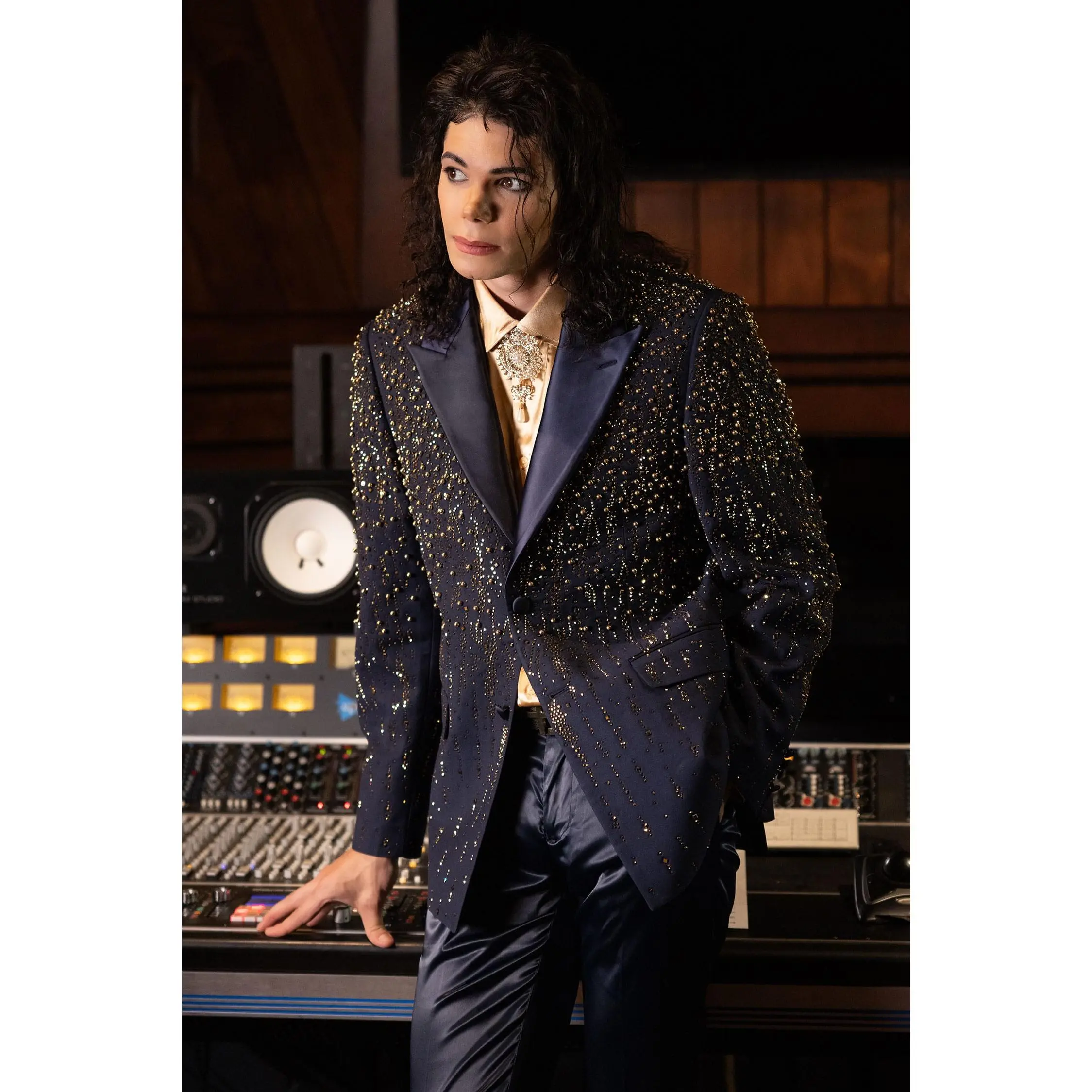 Midnight Rain Rhinestone Blazer