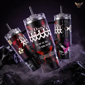 THREE DAYS GRACE Never Too Late Alternative Rock Graphic Sayal 40 oz Vacuum Insulated Cup Straw Keeps Drinks Hot Cold 12H+ For Rock Lovers & Aesthetic Vibes Hard Rock Style Splash-Proof 18/8 Stainless Steel Comfort Handle Mug For Fans