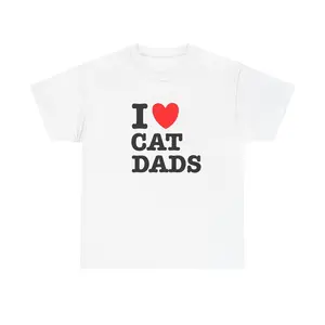 I Love Cat Dads T-Shirt – Bold Statement Tee