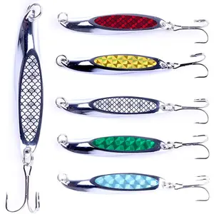 Fishing Lures for Trout & Bass Walleye, 5pcs Saltwater Fishing Spoons with Box