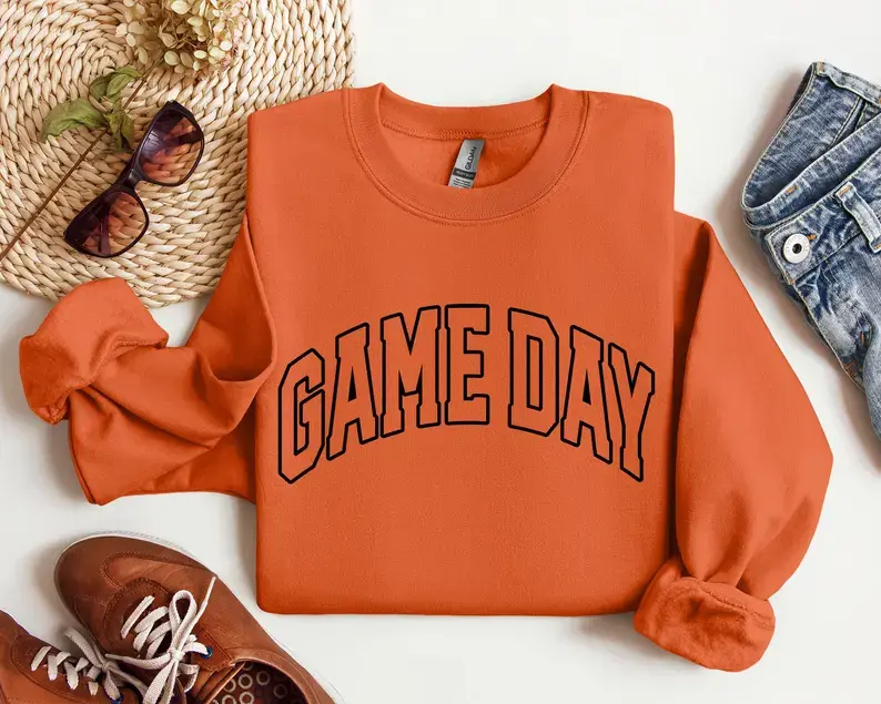 Game Day Sweatshirt, Football Sweaters, Game day Sweatshirt, Women Football Shirt, Football Season Sweaters