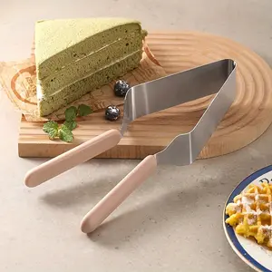 Stainless Steel Cake Cutter Slicer | One-Piece Cut & Serve, No Crumbling, Perfect for Cakes, Pies & Pizza