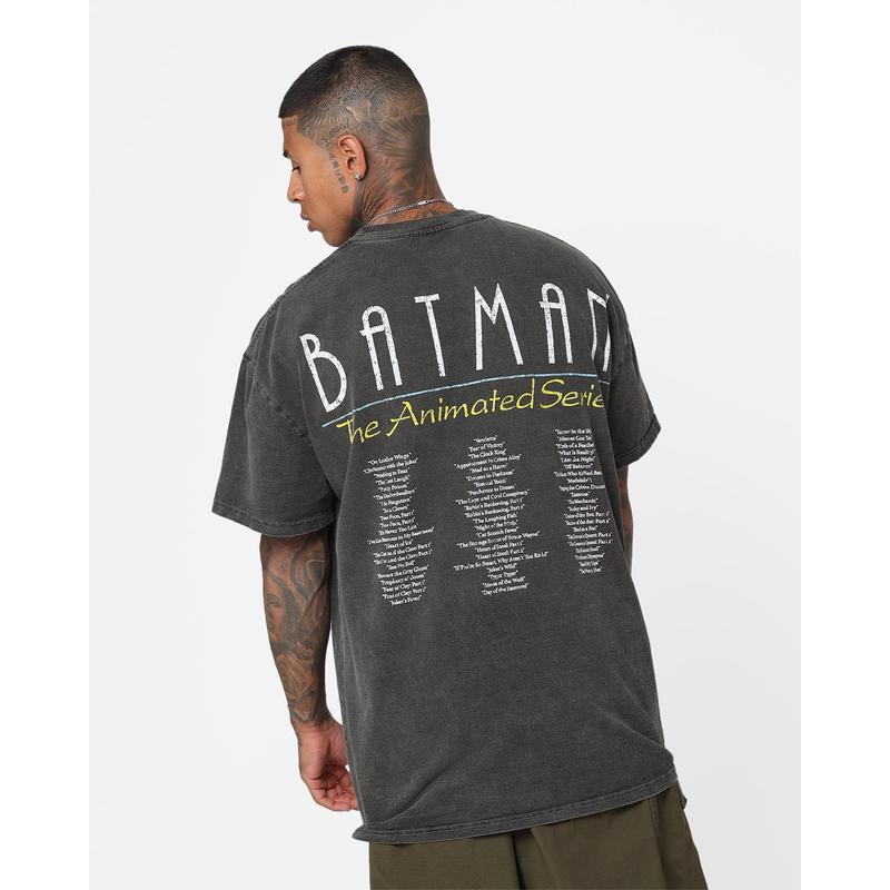 73Studio X DC 1993 Batman Heavyweight Vintage T-Shirt Black Wash