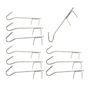 10Pcs/set Hooks for Fish , Stainless Steel  Hooks, Trout, Hooks,  Hooks, Fishing  Hooks Set