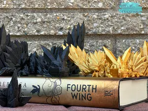 Fourth Wing Inspired Articulated 3D Printed Dragons