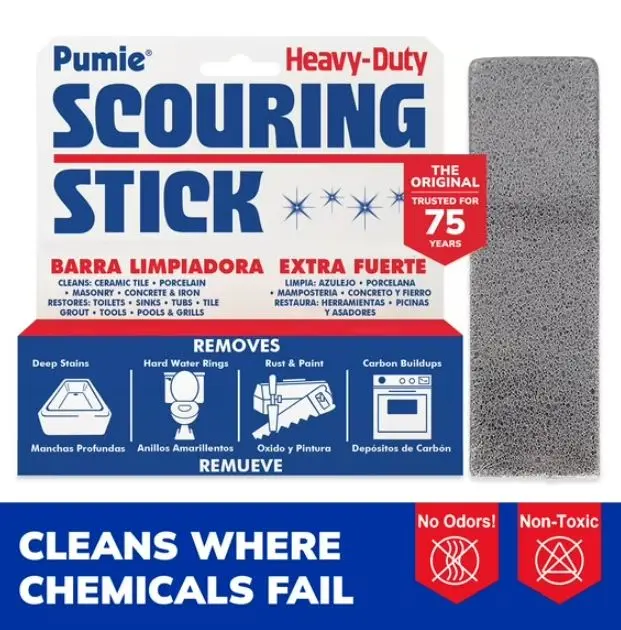 Pumie Scouring Stick Indoor and Outdoor Cleaner, 1 Count Pumie Scouring Stick Indoor and Outdoor Cleaner, 1 Count
