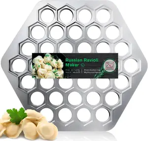 Russian Ravioli Maker Dumplings Mold Pelmeni Metal Mold Siberian Pelmeni Meat Dumpling Maker Machine Ravioli  1302439