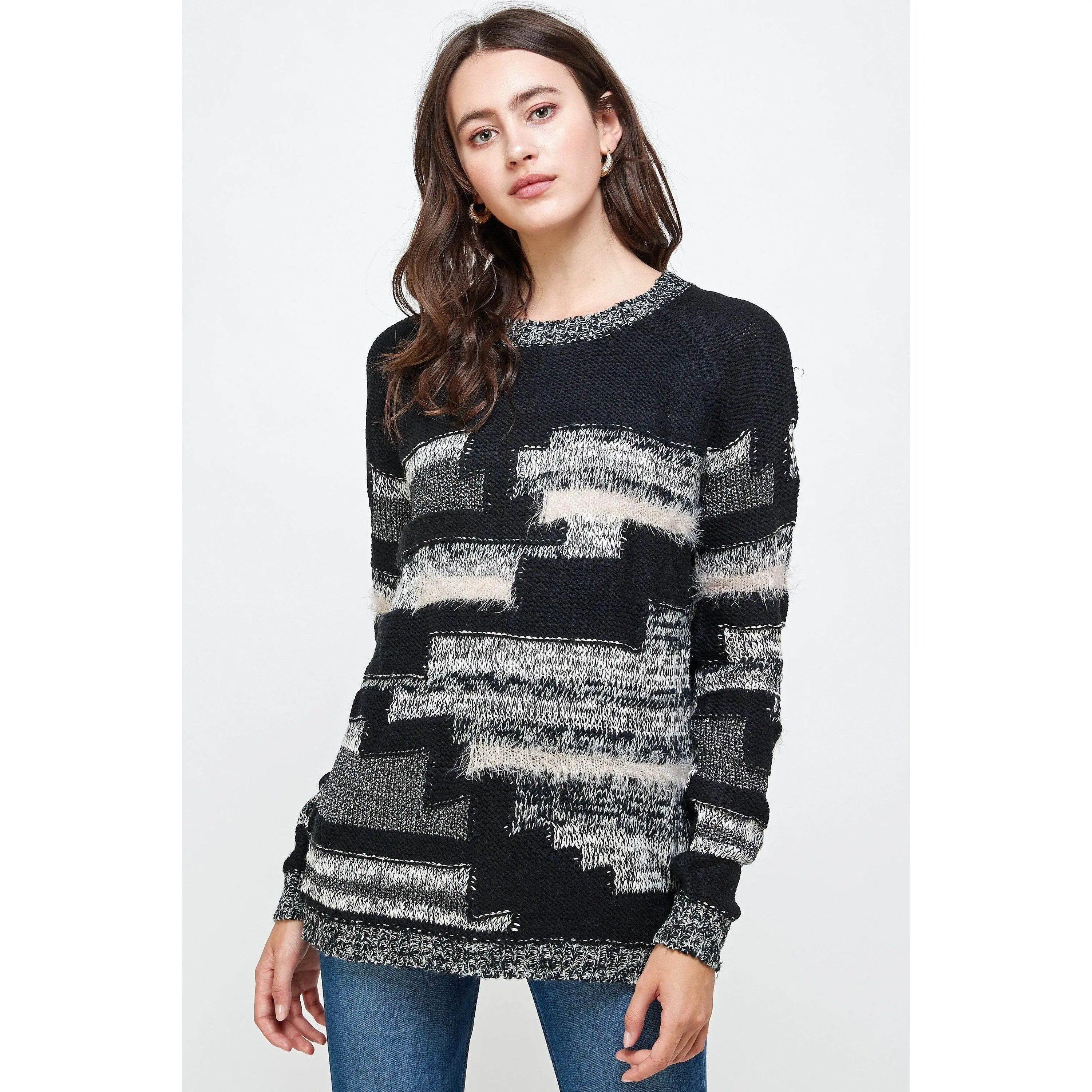Multi Yarn Sweater Top