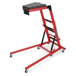 Topside Automotive Engine Creeper, Adjustable Height from 48" - 66", 400LBS Capacity Foldable Top Side Creeper for Home Garage Workshop Repair Maintenance