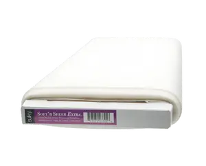 Sulky Soft n Sheer Extra 20"x25yd Bolt Fusible Iron-On No Show Embroidery Stabilizer 237-25