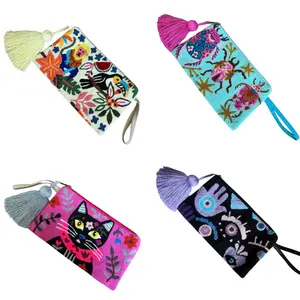 Handmade Evil Eye Clutch Bag Protective Symbol & Unique Artisan Design